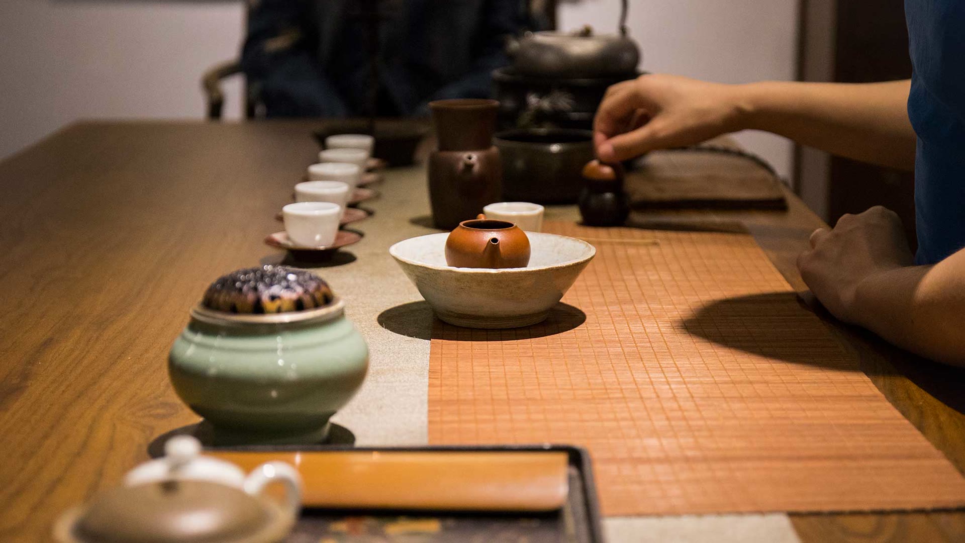 茶楼营业现场